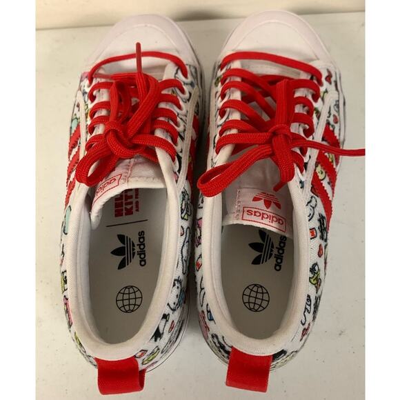 adidas Kids Hello Kitty Nizza Platform Shoes, US 4.5 - Picture 6 of 8